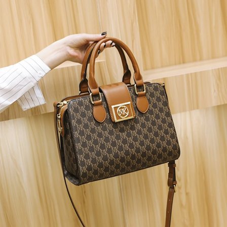 (Brun) Dame Crossbody Taske Retro Håndtaske Skuldertaske 3