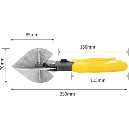 Monikulmainen jiirisaha leikkurityökalut, jiirisakset yleiskulmaleikkuri säädettävä kouru puuleikkuri muovaustyökalut jiirimuovaussarja