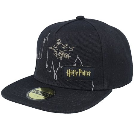 Difuzed - Black - snapback - Cap - Harry Potter Black Snapback - Hatstore