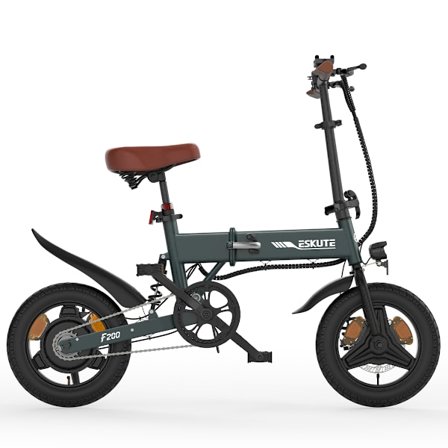 ESKUTE F200 14" Mini Hopfällbar Elcykel 250W Motor 36V 7.8Ah Batteri