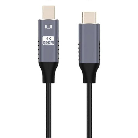 USB-C till Mini DisplayPort-kabel, USB Typ C till Mini DP-sladd 4K-adapterkabel