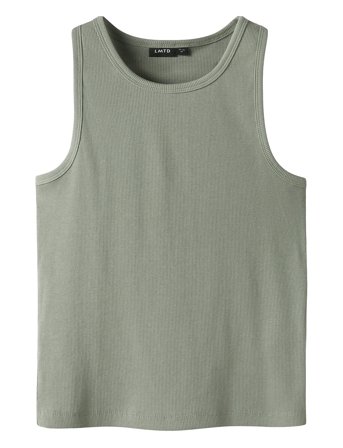 LMTD | Nlfhinaja Crop Solid Tank Top | 158-164