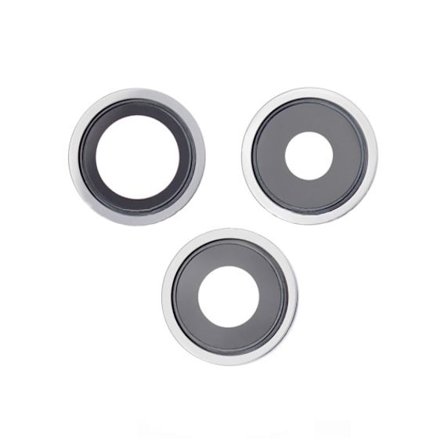 iPhone 13 Pro/13 Pro Max Kameralins med Ram - Silver
