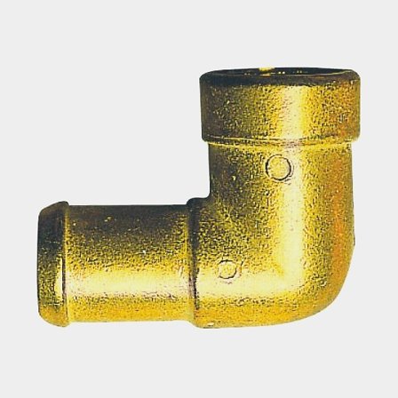 Slangnippel, inv. ½" x 19 mm slang, 90°