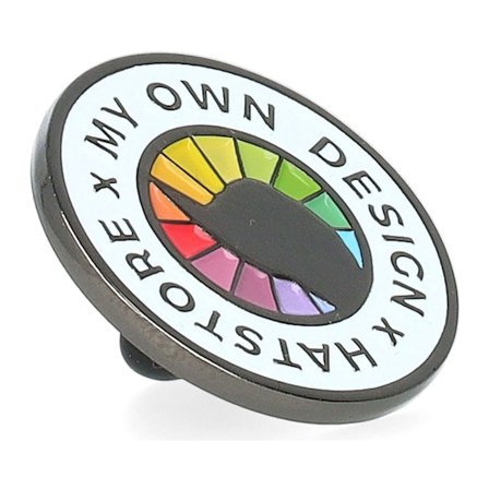 Hatstore - Bianco Accessorio - My Own Design X Hatstore Rainbow Pin @ Hatstore