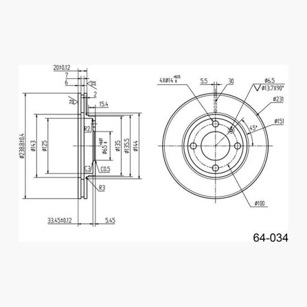 Biltema - BREMSESKIVE