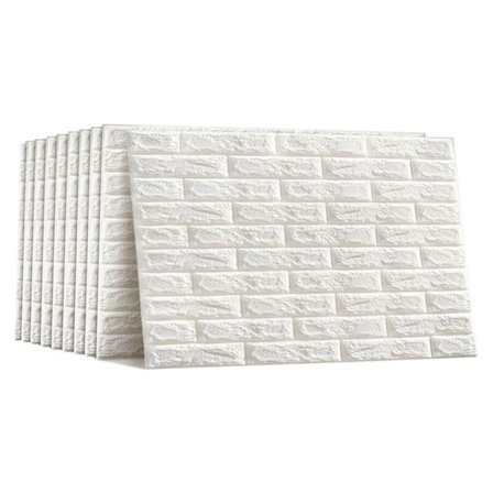 5 ST 3D murstein vegg skum tapet selvklebende skum murstein veggdekor