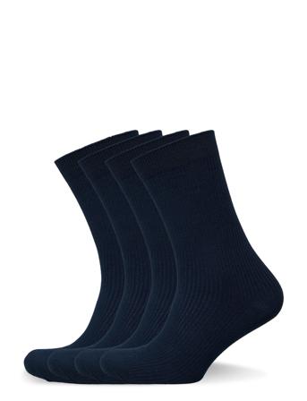 4-Pack Classic Sock - Gots/Vegan Blue Knowledge Cotton Apparel