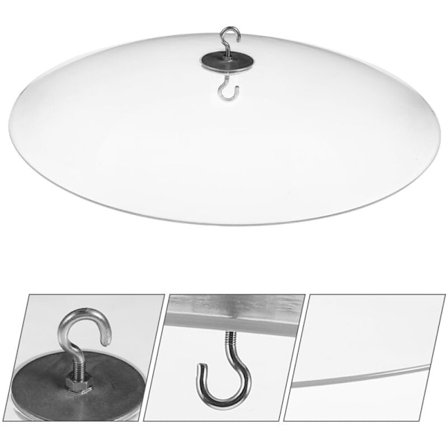 Regnslag til fuglefoderbræt - Vejrbestandig kuppelbeskyttelse - Kompatibel med hængende blomsterpotter