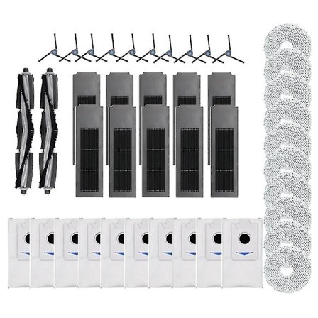 Deebot X2 Omni/x2 Pro -pölynimuripussit, HEPA-suodatin, pääharja, moppi, pölysäiliö, robotti-imuri