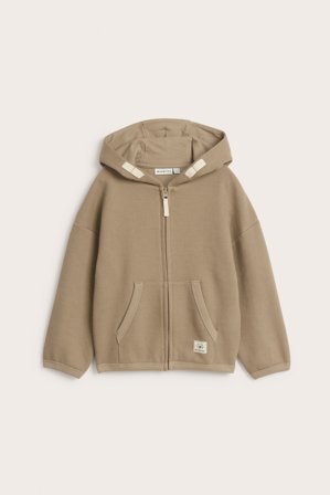 Kappahl | Hoodie med dragkedja | Brun