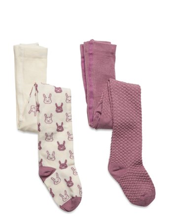 Minymo Baby Stocking (2-Pack) - Multi/patterned - 562