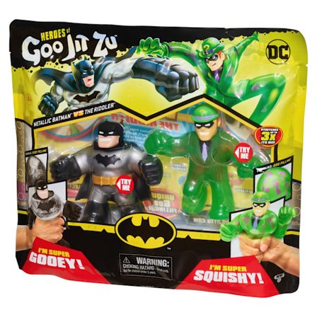 Goo Jit Zu Dc S3 Tvåpack Batman Vs Riddler