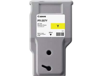 Canon PFI-207 Y - gul - original - blekkbeholder