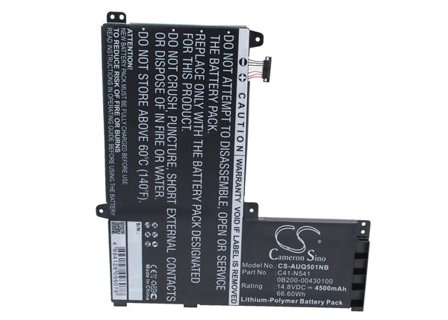 Batteri till Notebook, Bärbar dator för Asus Q501L, Q501LA, Q501LA-BBI5T03 m.fl.