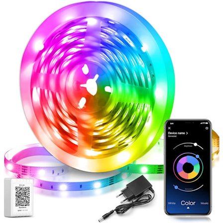 30m LED-ljusslinga Bluetooth RGB-ljus LED-tejp