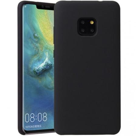 Huawei Mate 20 Ultratynn myk gummibelagt matt svart deksel Svart