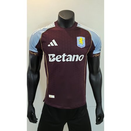 25-26 Aston Villa F.C. Hjemmebane Spiller Fodbold T-shirt S-3XL