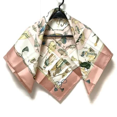 Hermès Vintage Pre-owned Silke trklaeder Pink, Dame Vintage Accessories, Størrelse: ONE Size