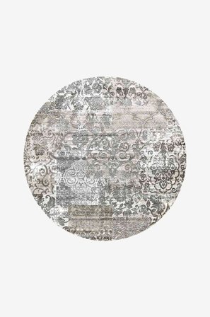 InHouse Group - Teppe Granada, rundt - Grå - Lugg- & ryetepper - 200 - Fra Homeroom