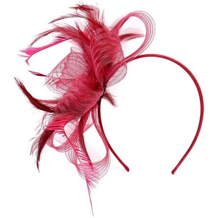 Kvinners Fascinator Hodeplagg Blomst Bryllup Fascinator Hodebånd Fjær Flapper Brud Hodeplagg Hodeplagg Pillbox Hodeplagg Bowler Mini Topp Hodeplagg