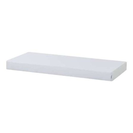 Hoppekids - Madrass Skum Med Överdrag 90x200 Cm Höjd 12 Cm - Vit - Litenleker