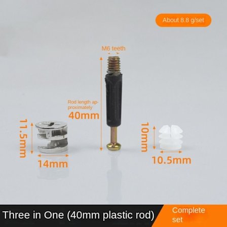 Møbelskrue Møbelkobling 3 3