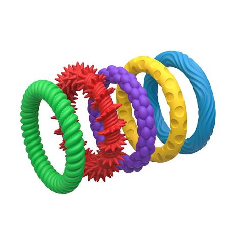 Fleksibelt Elastomer Ease Armbånd For Angst Håndøvelse Permanent Fleksibel Fikleleke