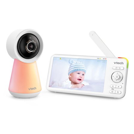 Wi-Fi babyalarm, 1080p HD-video, 5" LCD-skærm
