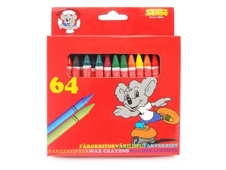 SENSE Vaxkrita 64/fp - Lyreco - Skola och förskola - Bild och form - Kritor