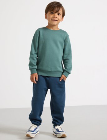 Lindex Trousers Basic - Blue - 92