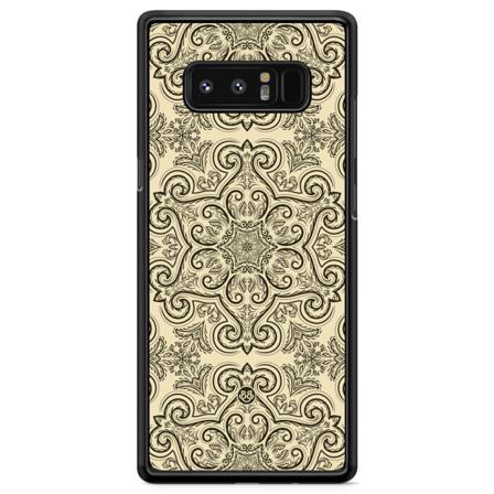 Bjornberry Skal Samsung Galaxy Note 8 - Beige Retromönster