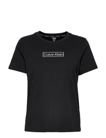 S/S Crew Neck Top Sort Calvin Klein