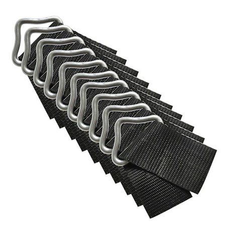 10 stk Hurtigkobling Trampolin Trekant Ring V-ringe Højstyrke Spænde Fjeder Tw