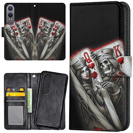 OnePlus Nord CE4 Lite 5G - Lompakkokotelo/Kuoret King Queen Korttipakka