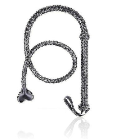 Ekte kuhudepisk hest (svart)