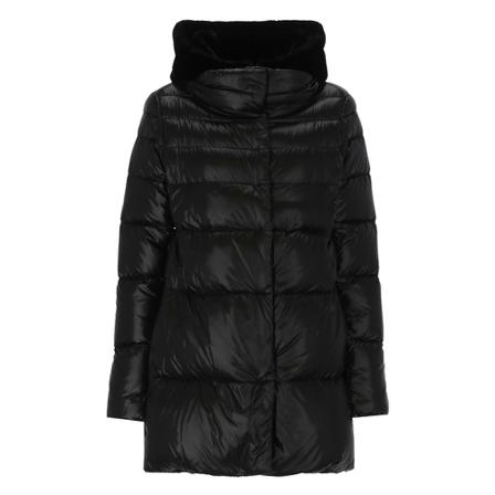 Herno, Coat Zwart, Dames, Maat:M