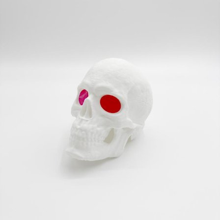 Skyddskåpa med dödskalle för dragkrok 3D-printad dragkrok B A5