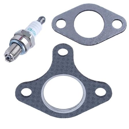 Reservedeler til motorgressklipper - Lyddemperpipe montering kompatibel med Honda GX390 GX340 GX270 GX240 13HP 11HP 9HP