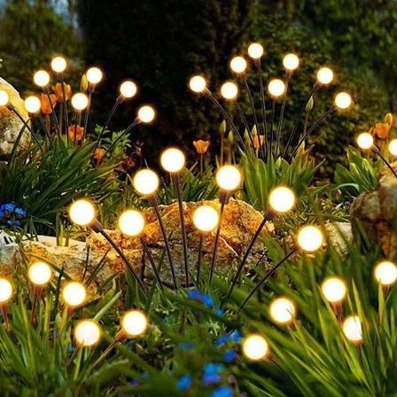 Eldfluga trädgårdsbelysning 2-pack med 6 LED vardera