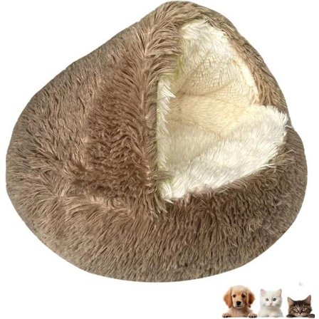 Pieni koiran ja kissan peti Mukava kotelonmuotoinen kori Lämmin nukkumispaikka talvella Pitkä mukava muhkea peti pienille koirille ja kissoille 60 cm 