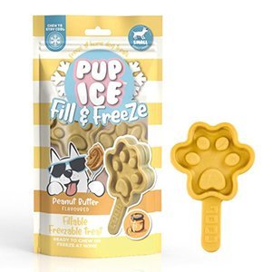 Pup Ice Fyll och Frys-is, Jordnötssmör, 3 st