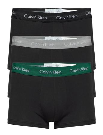 3P Low Rise Trunk Boksershorts Grå Calvin Klein