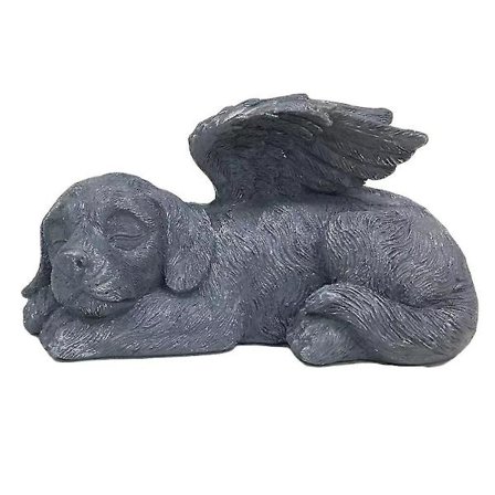 Husdyrs Mindesmærke Sten Tabt Kæledyr Medfølelse Mindesmærke Gave Gravsted Markør Hund Statue Have Dekoration Udendørs (1 stk)