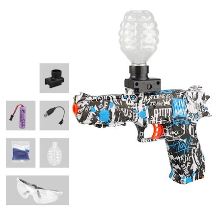 3,7 V:n geelipallolelupistooli ulkoilmaan – vanhempien ja lasten välinen vuorovaikutus, useita ihovaihtoehtoja