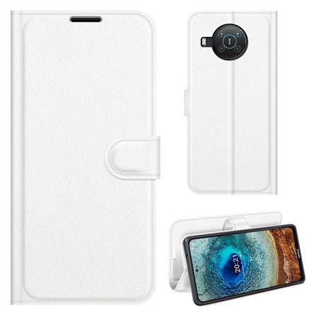 Classic Nokia X10 / Nokia X20 flip kuoret - Valkoinen