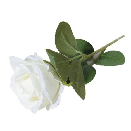 Simuloidut silkkikukkaset ruusut koti olohuone simulointi kukat koristeelliset koristeet keinotekoiset yksittäiset silkkikukkaset ruusut valkoiset