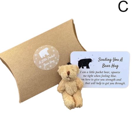 En Lille Lommebamse-Krammer Klar til at Give Krammere til Enhver, der Har Brug for Det