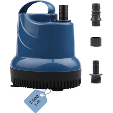 Mini Vattenpump Submersible Pump 2500L/H 40W 230V Källar Vakuumpump 2.3m D