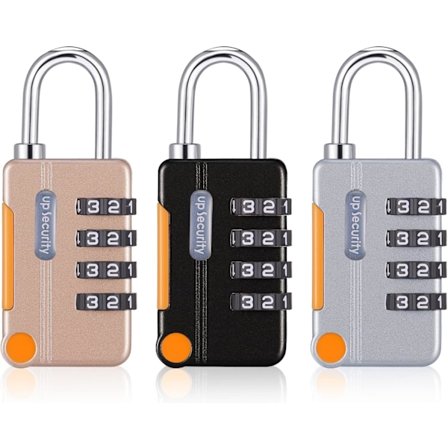 RisingFF Vattentätt Kombinationshänglås för Skåp, Grind, Trädgårdsskjul, Skola